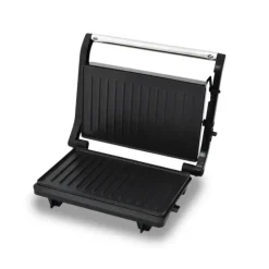 Inventum CG616 Contactgrill – 23,5x14,5 cm – 750W – RVS/Zwart