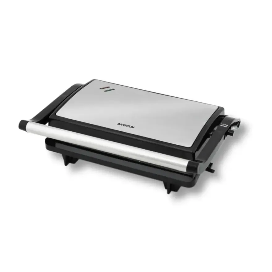 Inventum CG616 Contactgrill – 23,5x14,5 cm – 750W – RVS/Zwart