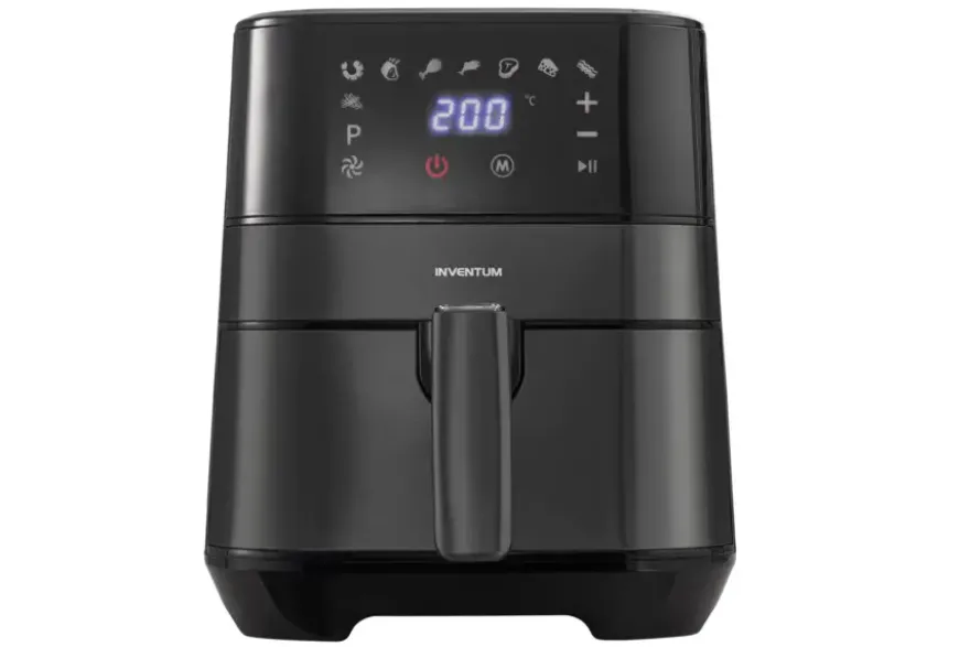 Inventum GF350HLDB - Airfryer - Hetelucht friteuse - 3,5 liter - 1500 watt - Zwart