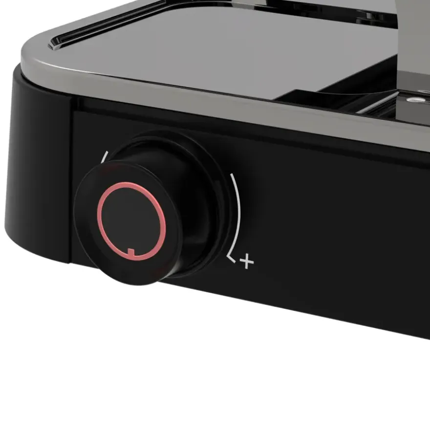 Inventum GR803B Gourmetset 8 persoons - 1200 watt Zwart