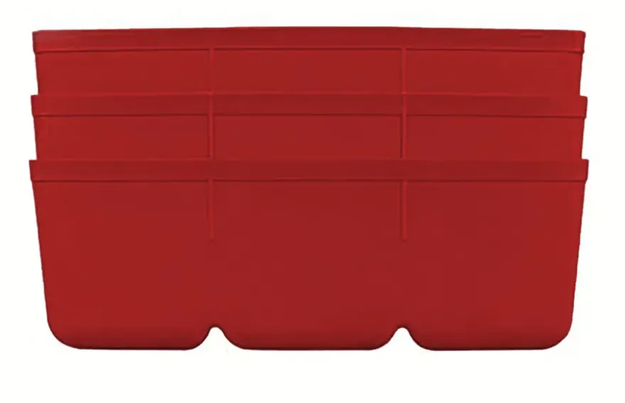 Inzetbakje voor assortimentsdoos ca. 8x12x4 cm blauw 3 stuks