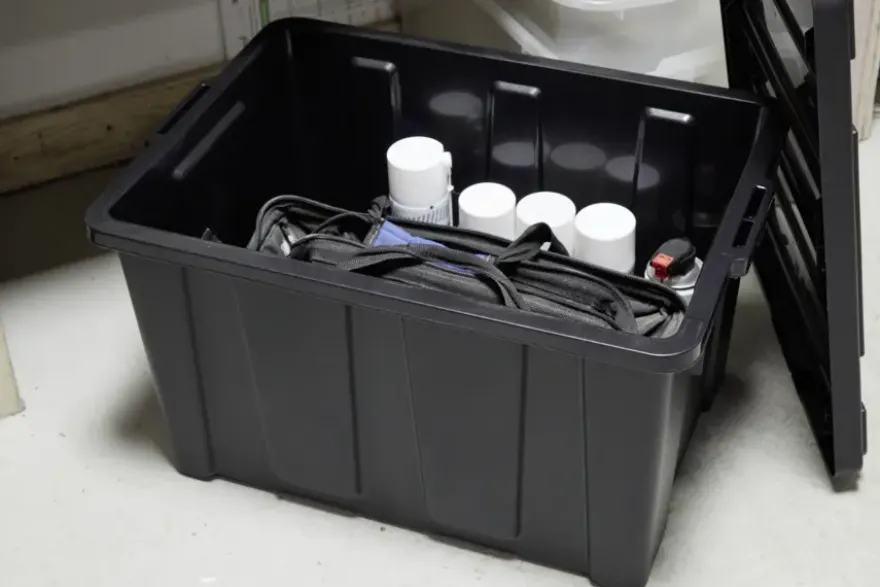 Iris Powerbox Opbergbox - 68L - 100% Recycled Kunststof - Zwart