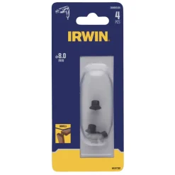 Irwin centreerpunten voor deuvels van Ø8 mm. Inhoud 4 stuks.