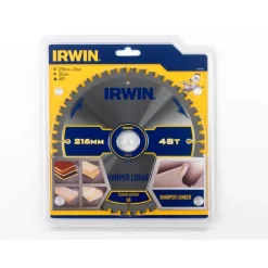 Irwin afkortzaagblad 48T voor hout / laminaat / MDF- 216 x 30 mm
