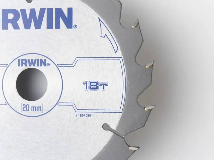 Irwin cirkelzaagblad Ø150 mm met asgat 20mm, vertanding 18T