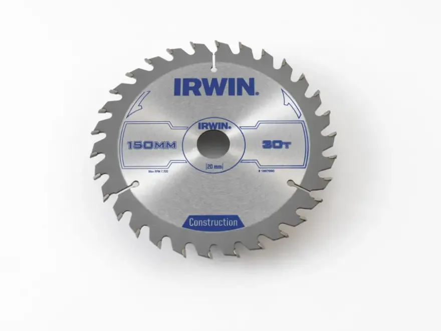 Irwin cirkelzaagblad Ø 150x16&20mm 30T
