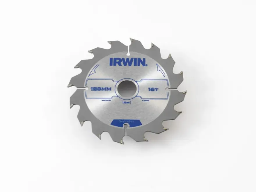 Irwin cirkelzaagblad 125x20 mm 16t