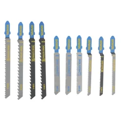 Irwin decoupeerzaagbladenset T-aansluiting voor hout / metaal - 10-delig