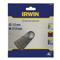 Irwin diamantschijf voor haakse slijper Ø115 mm. Voor kermamiek.