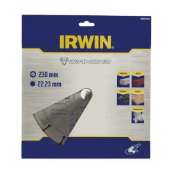 Irwin diamantschijf voor haakse slijper Ø230 mm (steen en beton)