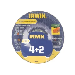 Irwin haakse slijper doorslijpschijven voor steen - 6 stuks - Ø115 x 3 mm