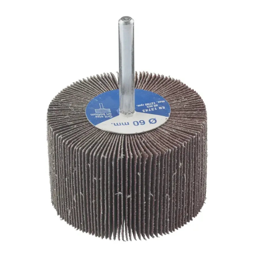 Irwin lamellenschuurwiel voor (accu)boormachine. Ø60 mm. Lengte 40 mm. Korrel 80.