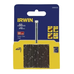 Irwin lamellenschuurwiel voor (accu)boormachine. Ø60 mm. Lengte 40 mm. Korrel 80.