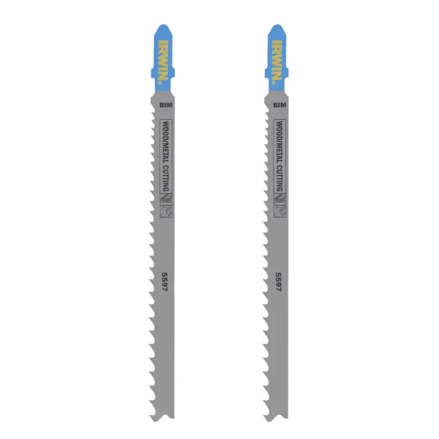 Irwin Pro decoupeerzaagblad bi-metaal T-aansluiting voor hout en metaal - 2 stuks