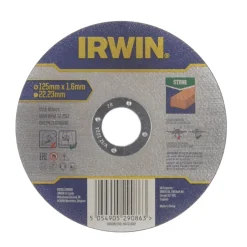 Irwin Pro doorslijpschijf Ø125 mm. Dikte 1.6 mm. Voor steen.