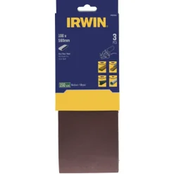 Irwin schuurband 100 x 560 mm K150 voor AEG, 3 stuks