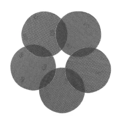 Irwin schuurgaas rond Ø125 mm zelfhechtend K120, 5 stuks