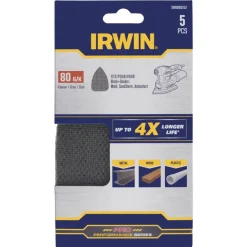 Irwin schuurgaas voor B+D Multischuurmachine zelfklevend K80, 5 stuks