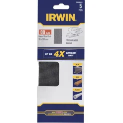Irwin schuurgaas 230 x 93 mm K80 5 stuks.