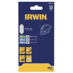Irwin schuurpapier voor de schuurvingers van B+D Mouse en Multischuurmachine, 15 stuks