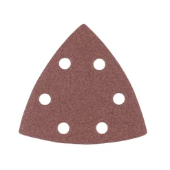 Irwin schuurvel driekhoek 95 x 95 mm zelfhechtend K80, 5 stuks