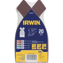 Irwin schuurvel voor B+D Multischuurmachine zelfklevend K40/K80/K120/K240, 20 stuks