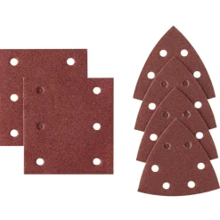 Irwin schuurvel voor Makita Tristar, zelfklevend K120, 6 stuks