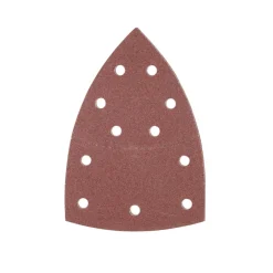 Irwin schuurvel voor multischuurmachines Bosch PSM, Skil, Lux, Metabo, zelfklevend K40/K80/K120/K180, 5 stuks