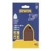 Irwin schuurvel voor multischuurmachines Bosch PSM, Skil, Lux, Metabo, zelfklevend K40/K80/K120/K180, 10 stuks