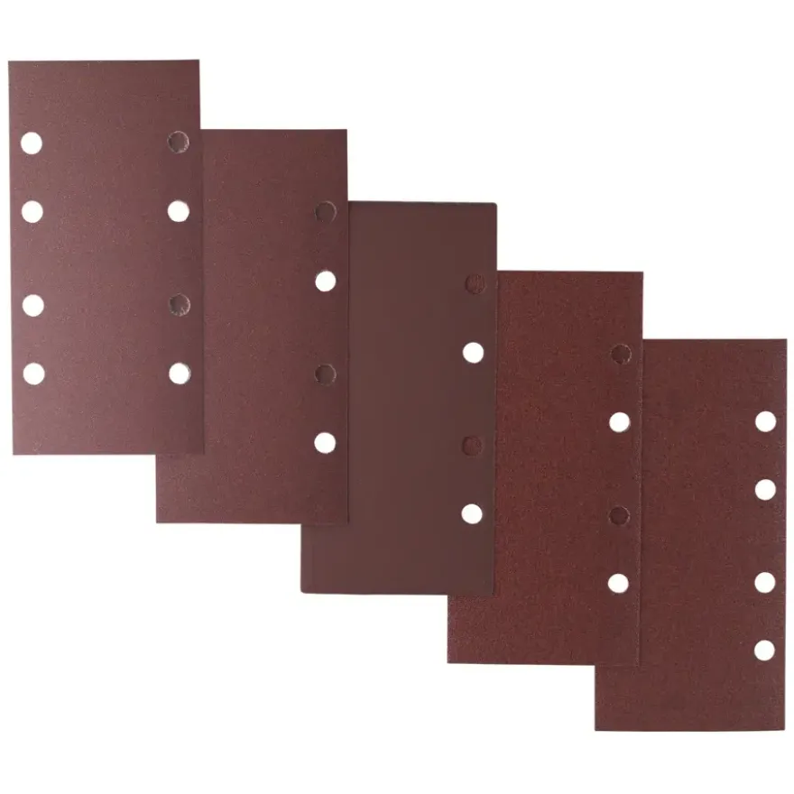 Irwin schuurvel 190 x 93 mm K80/K120/K240 zelfhechtend, met perforatie voor Bosch, Skil, Gamma, Makita, Metabo, 10 stuks.