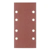 Irwin schuurvel 190 x 93 mm K80/K120/K240 zelfhechtend, met perforatie voor Bosch, Skil, Gamma, Makita, Metabo, 5 stuks.