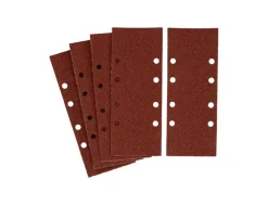 Irwin schuurvel 230 x 93 mm K40 voor klembevestiging, met perforatie voor Bosch, Skil, Gamma, Makita, Metabo, 5 stuks.