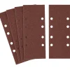 Irwin schuurvel 230 x 93 mm K60 voor klembevestiging, met perforatie voor Bosch, Skil, Gamma, Makita, Metabo, 5 stuks.