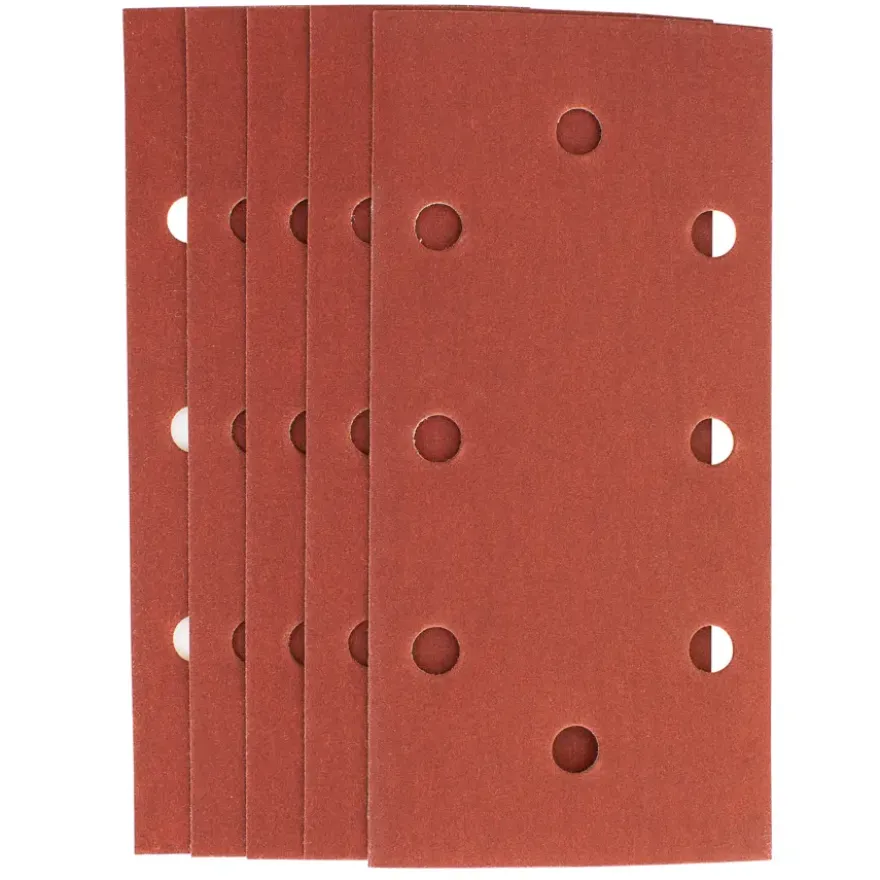 Irwin schuurvel 190 x 93 mm K240 zelfhechtend, met perforatie voor B+D, 5 stuks.