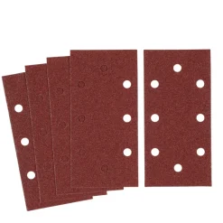Irwin schuurvel 190 x 93 mm K80 zelfhechtend, met perforatie voor B+D, 5 stuks.