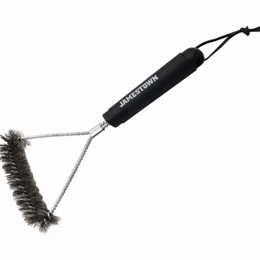 Jamestown BBQ borstel roestvrij staal 30,5 x 17 x 3 cm
