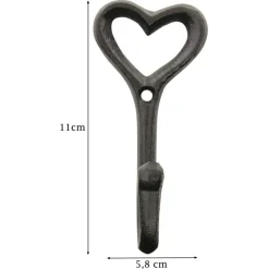 Jashaak enkel Love zwart gietijzer