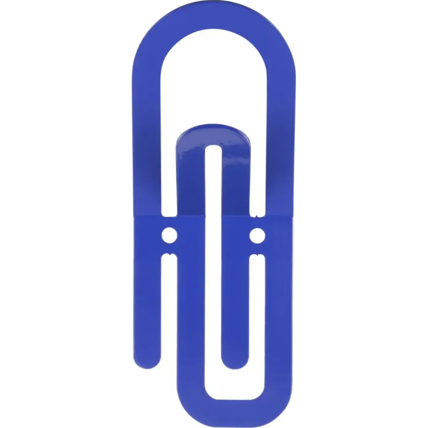 Jashaak enkel Paperclip blauw zamak