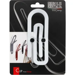 Jashaak enkel Paperclip wit zamak