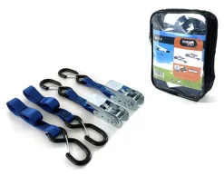 Jumbo (motor)spanbanden set met haken met klep en ratel - 2x2 stuks