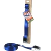 Jumbo spanband blauw 25 mm met rubberen gesp voor extra grip 500 cm