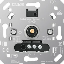 JUNG inbouwdimmer led/spaar 3-60 watt