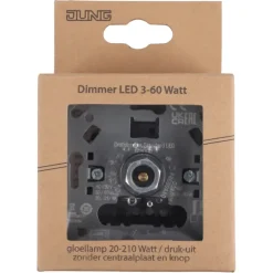 JUNG inbouwdimmer led/spaar 3-60 watt