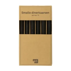 Kaars diner smal mint 17 cm - set van 12