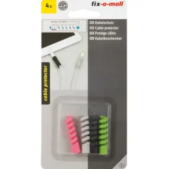Kabelbeschermers 4 kleuren 9x42mm - 4 stuks