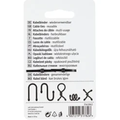 Kabelbinder fix-o-tie 2 klittenband 152mm - 2 stuks