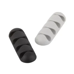 Kabelhouders klevend 2 kleuren 64x21x10mm - 2 stuks