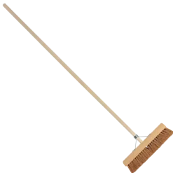 Kamerveger bezem kokos 40 cm met steel 150 cm