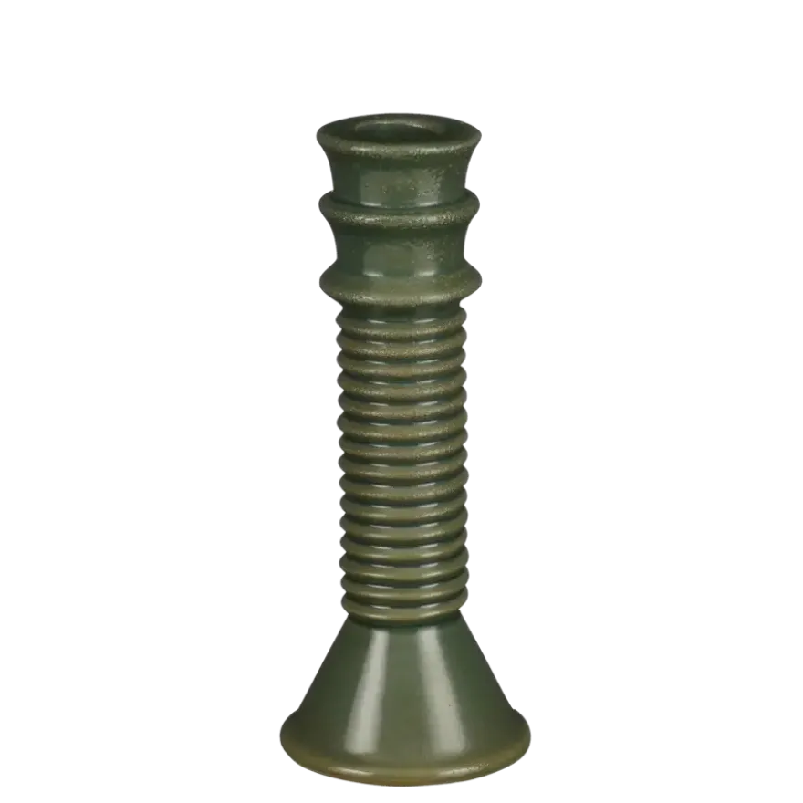 Kandelaar d.groen - h18xd7cm