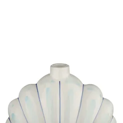 Kandelaar schelp blauw